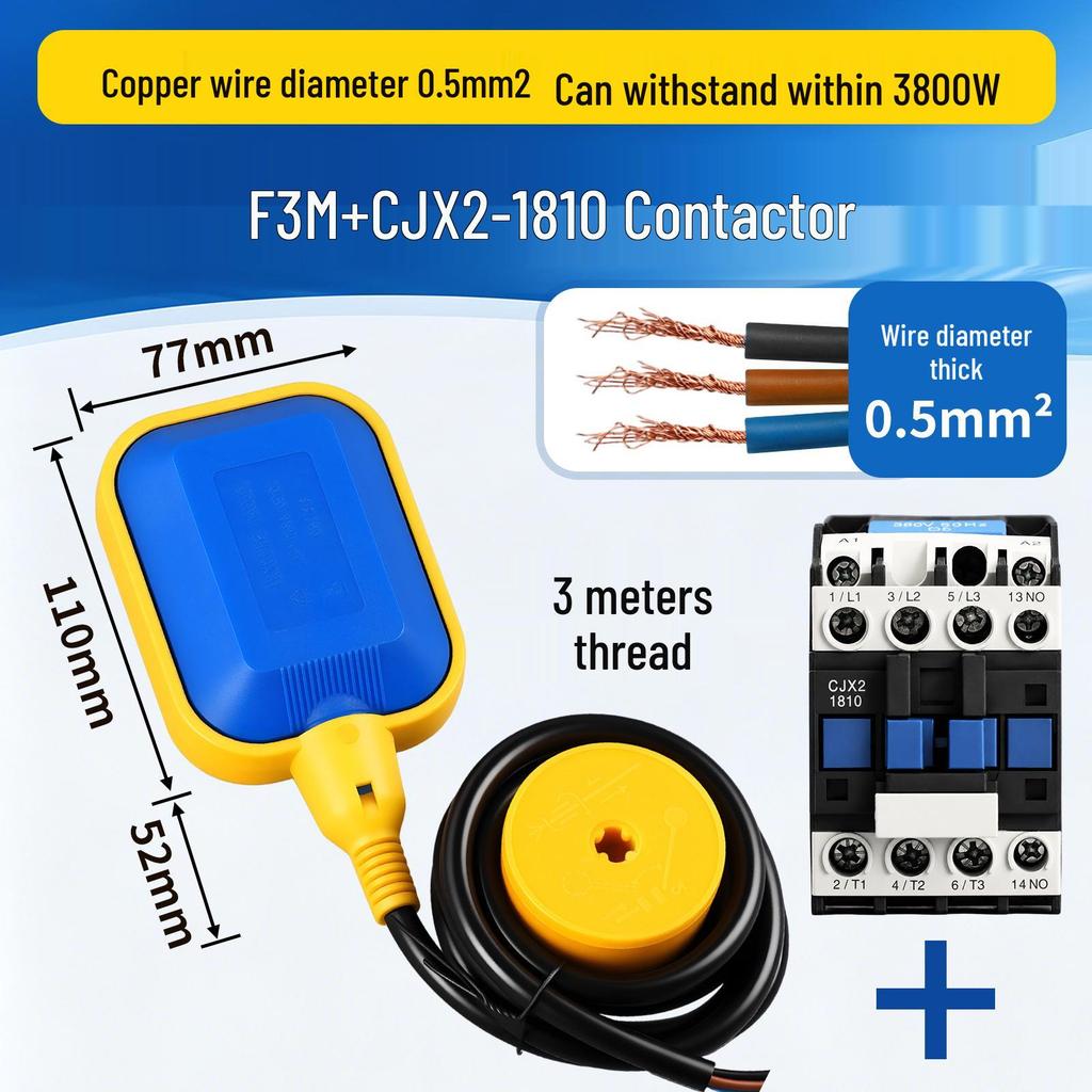 Automatic Water Level Controller with Float Switch for Pumps and Tanks