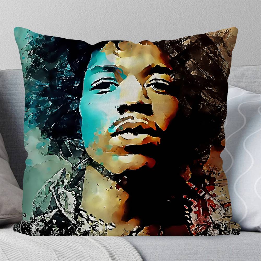 SINGER J-JIMI H-HENDRIX Наволочка Квадратная Подушка Спальня Диван Отдых Подушка для Комфорта Автомобиль Гостиная Домашний Декор
