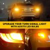 2X AUXITO 1156 7506 Super Bright Amber Yellow LED Turn Signal Reverse Light EOA