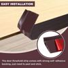 Wear-resistant Threshold Cover Carpet To Tile Edging Trim Strip Flat Button Strip  Doorway
