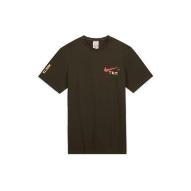 Nike Футболка Souvenir Cactus из X NOCTA Темный хаки (Азия) Мужская уличная одежда DR2631-355