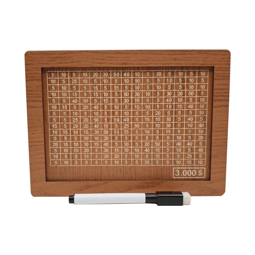 Деревянная копилка Коробка для хранения денег Декоративная коробка для организации дома для дома, школы, офиса, спальни, общежития