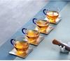 6 шт. / Кофейная чашка Высокоборосиликатное термостойкое стекло Маленькая чашка Утолщенная термостойкая