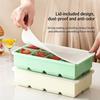 4/6/8 Grid Large Ice Cube Trays For Whiskey Cocktail Silicone Ice Cube Molds With Cover Square Tray Mold Diy Ice Maker Bar Tool