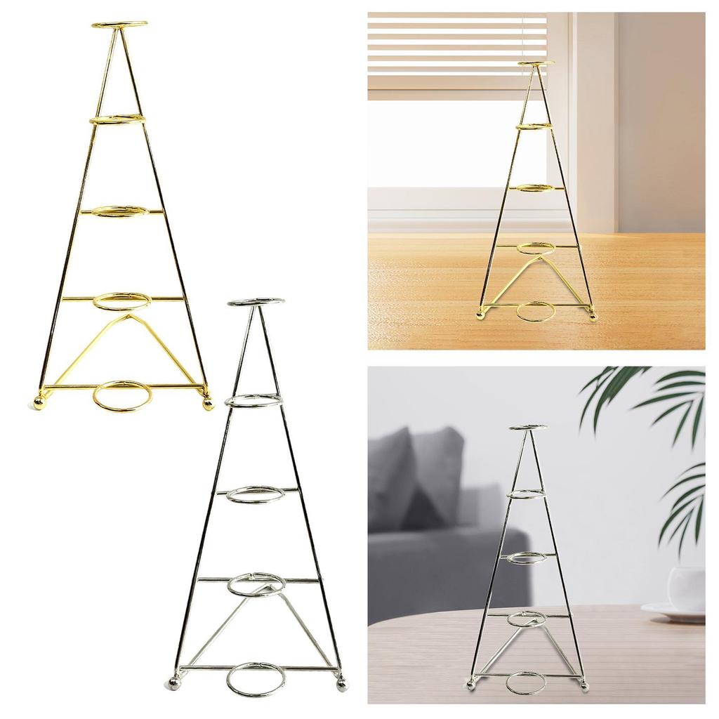 Crystal Ball Display Stand Photo Props Birthday Gifts Spheres Metal Holder for