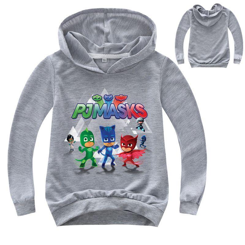 Superhero Pj Masks Kids Long Sleeve Hoodie Stylish And Comfortable Sweatshirt Top