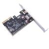 PCIe Gen2 USB 3.2 Card ASM1142 PCIE to Type C+A USB 3.2 Internal Expansion Card Controller Adapter PCIE Card Desktop