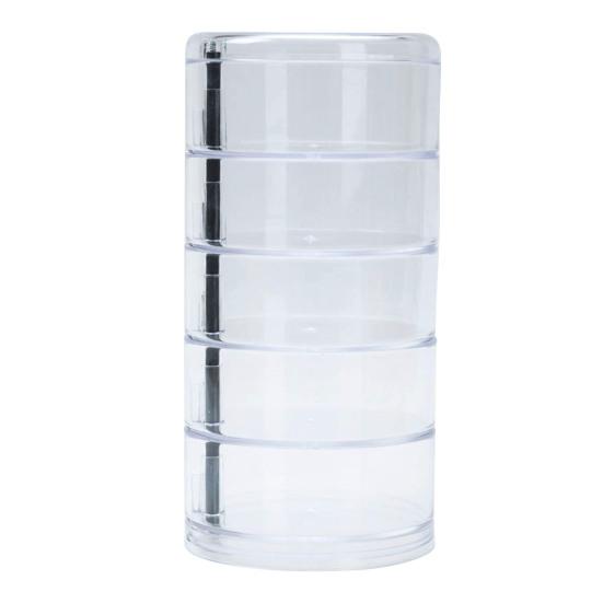 Вращающаяся шкатулка для драгоценностей, прочная, с полным охватом, удобная, полезная коробка для хранения для гостиной