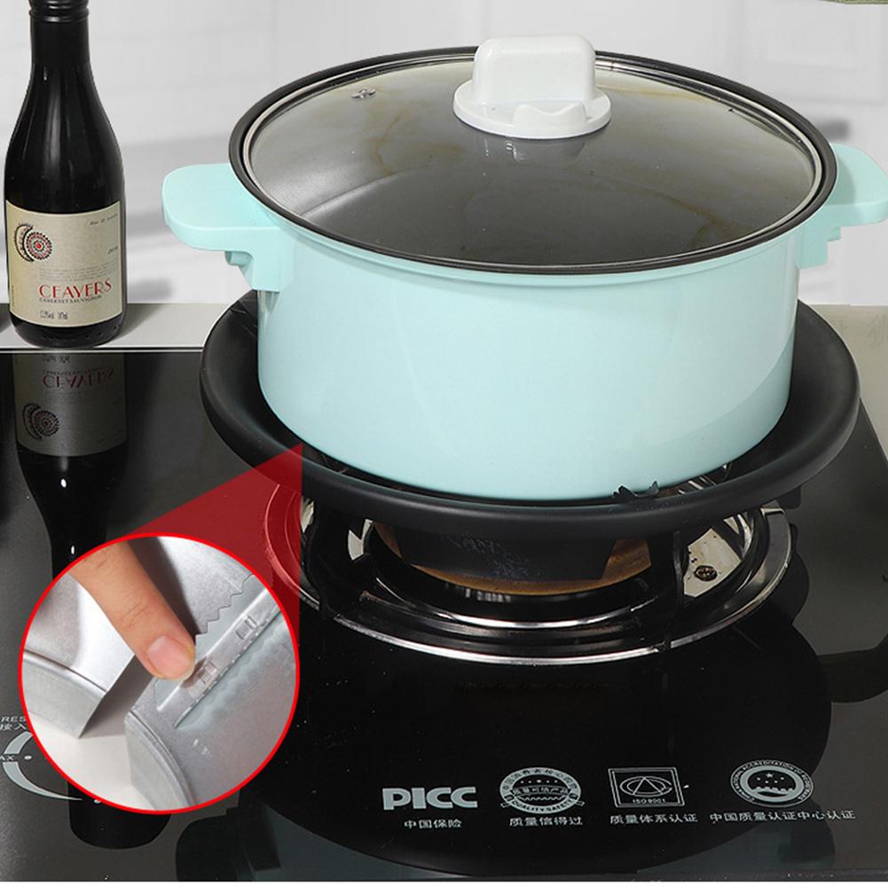 Home Gas Stove Fire Wind Proof Energy Saver Cover Wind Shield Bracket Disk Fire Reflection Windproof Stand Kitchen Cooker Cover