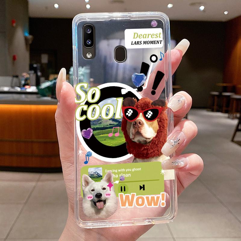 Phone Case For Samsung Galaxy A20E Flower Butterfly Protective Thin Cases For Samsung A20e Transparent Soft Silicone TPU Cover