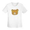 Rilakkuma Сакура Футболка Женская С Коротким Рукавом Круглый Вырез Одежда Хлопок Летние Футболки Уличная Мода