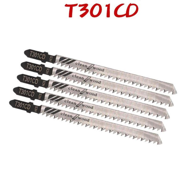 Набор из 5/10 полотен для лобзика с Т-образным хвостовиком HCS, различные полотна для лобзика по дереву, пластику и металлу для Black & Decker Metabo