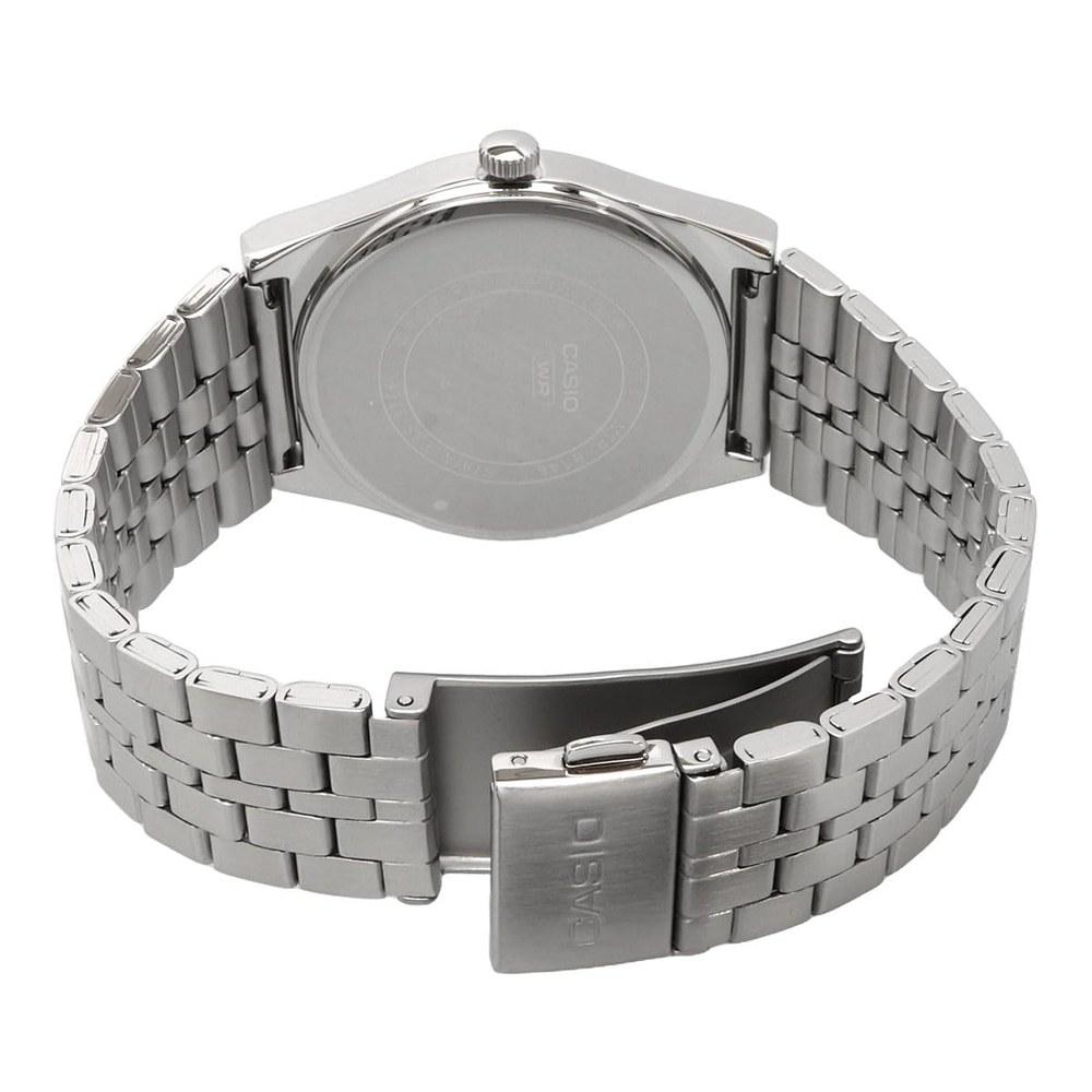 Casio Стандартные аналоговые кварцевые часы MTP-B146D-2AV Серебристо-синие мужские наручные часы