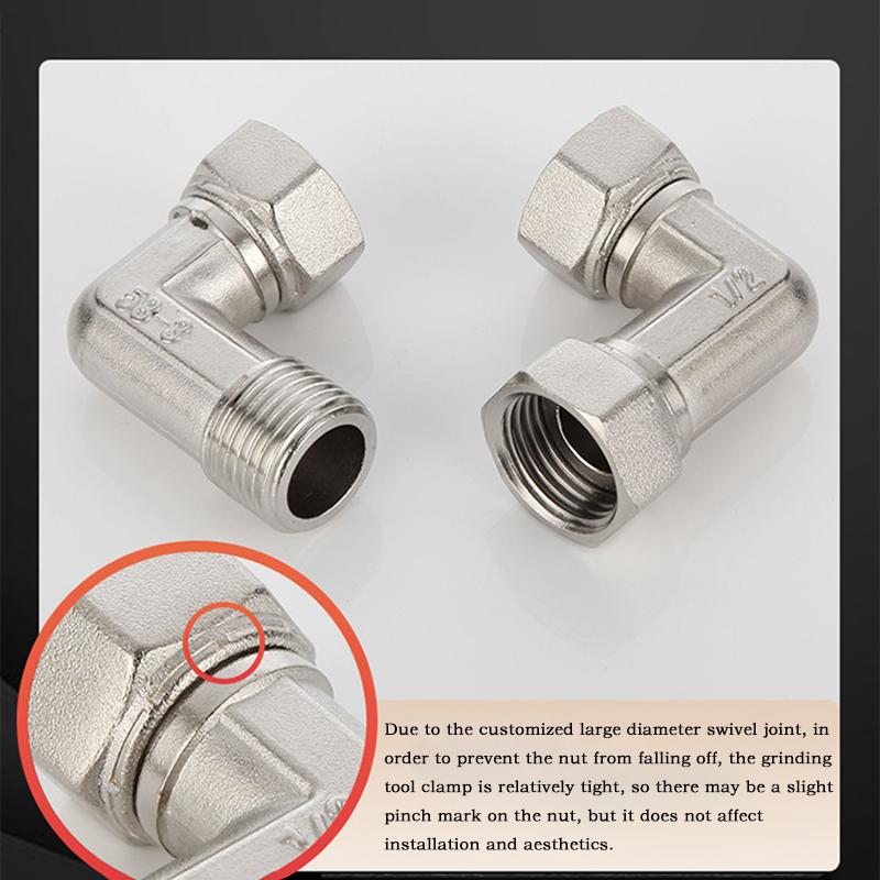 1/2" BSP Brass Pipe Fitting Male/Female Thread Elbow Type Copper Pipe Fittings Water Oil Gas Adapter