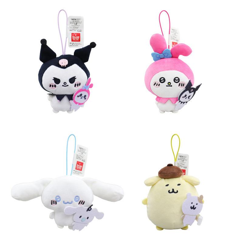 Adorable Plush Toy Gift Cute Round Kuromi Melody Cinnamoroll Pudding Bear