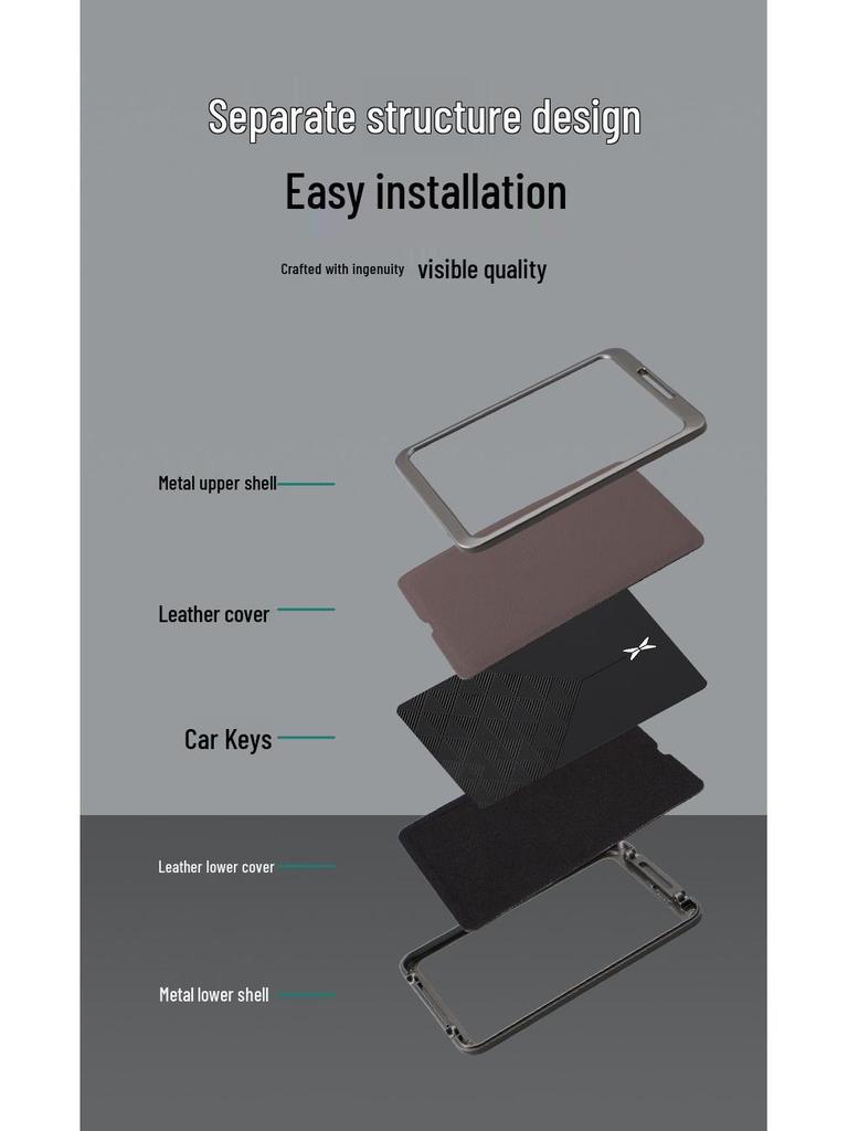 Protective NFC Metal Card Holder for Xpeng P7, G6, P5, G9, G3i - Case for Men & Women