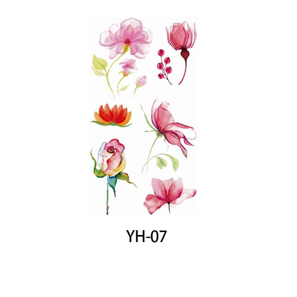Waterproof Temporary Tattoo Sticker Anti Sweat Petal Tattoo Sticker  Chest