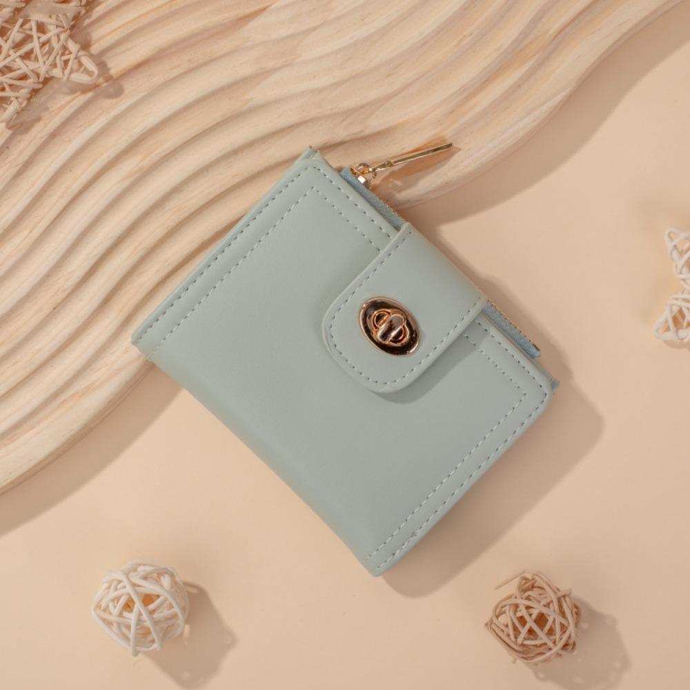 Короткий кошелек на молнии, маленькие женские кошельки, новый держатель для карт для женщин