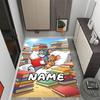 Looney Tweety Clouds Customize Your Name Area Rug Suitable for Game Room Outdoor Kitchen Balcony Anti-slip Rug Decorate Offices Wedding Party Gift