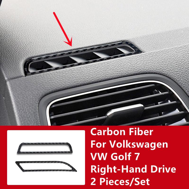 Автомобильный второй пилот, бардачок, бардачок, модификация крышки, накладка, полоски, наклейки для Volkswagen Golf 7, интерьер