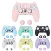 Милый кот Силиконовый Мягкий Защитный Стикер Skin Для Sony Playstation Dualsense 5 PS5 Чехол Контроллера Колпачок Накладка на Стикер