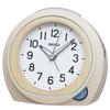 Seiko Clock Alarm 114 X 130 X KR517C Clock, Ivory, 77mm,