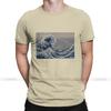 Hokusai Meets Fibonacci Sequence Men ST Shirt Golden Ratio Math T Shirts Technical Geek Vintage