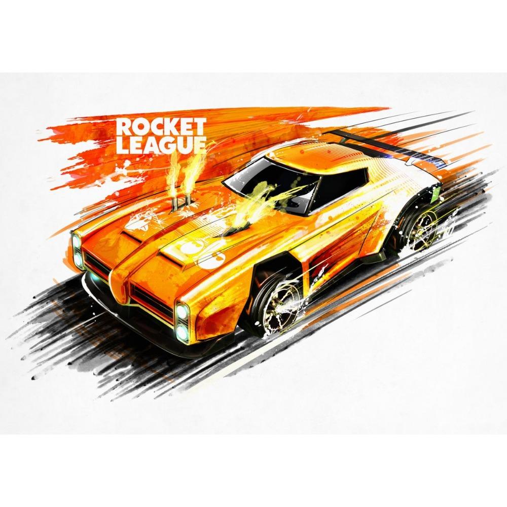 Плакат игры Rocket League неоновая видеоигра холст картина настенная живопись картина для современной детской комнаты гостиная домашний декор Cuadros