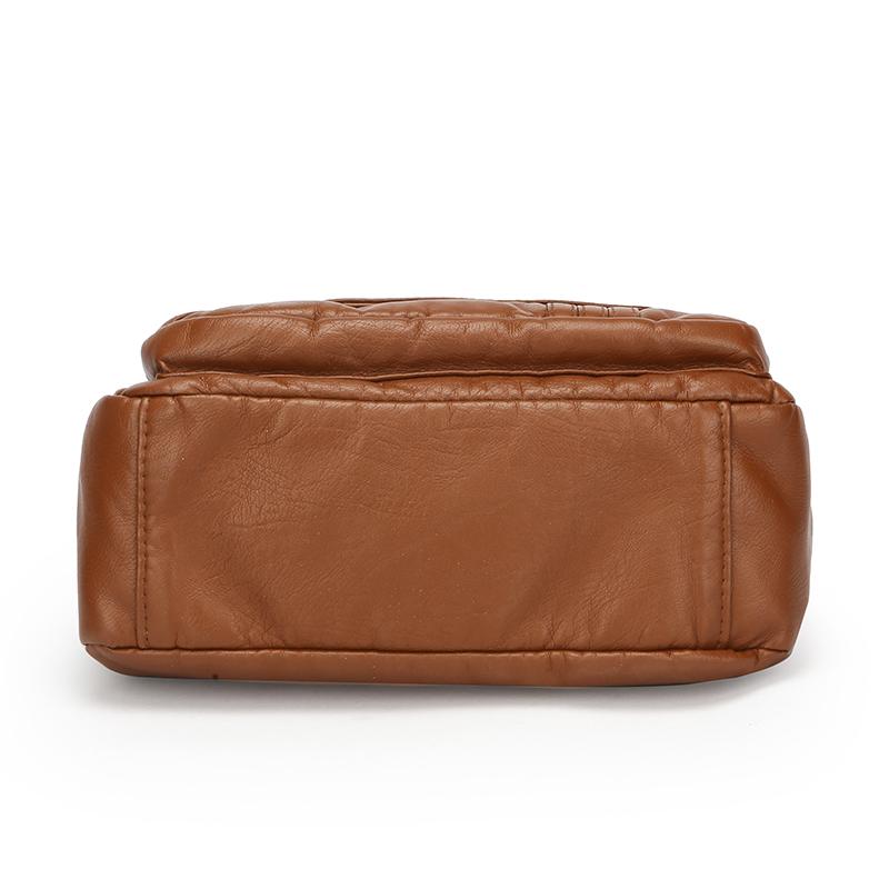 Вместительная наплечная сумка Женская легкая сумка кроссбоди из мягкой кожи Сумка для мамы