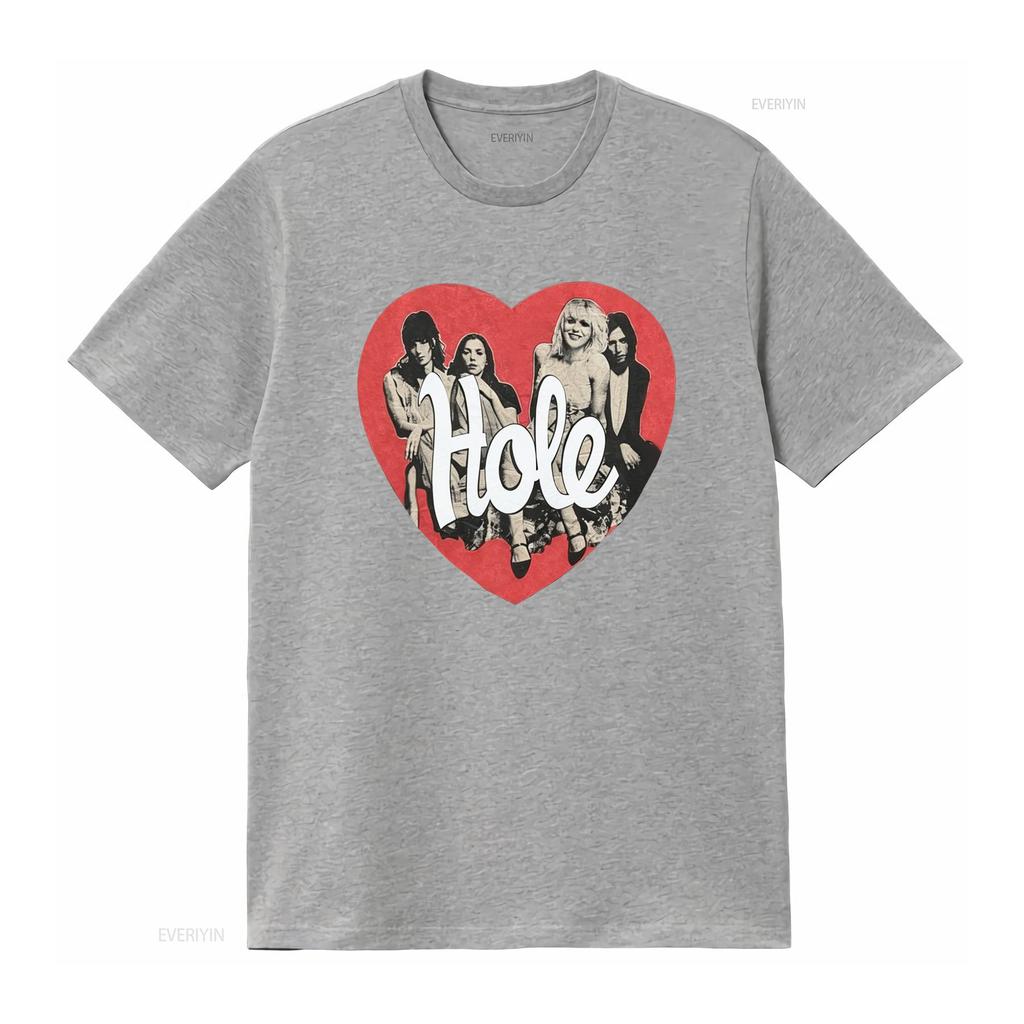 Hole Band Black Cotton T Shirt Reprint S 5xl Vintage Washed Graphic Top For Everyday Wear Soft Stretched Designer Clothes