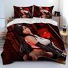 Tifa Aerith сексуальная девушка кружево мультфильм игра одеяло комплект постельного белья, пододеяльник постельный комплект пододеяльник наволочка, комплект постельного белья королевского размера