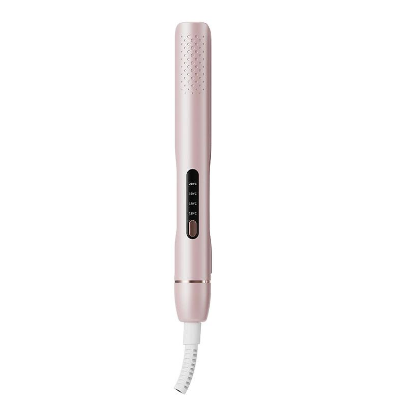 Plancha de pelo 2 en 1 alisadora y rizadora portátil mini herramienta de peinado profesional