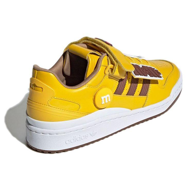 M&Ms x adidas Forum 84 Low Peanut Унисекс Кроссовки Желтый Equipment-Yellow Cloud-White GY1179