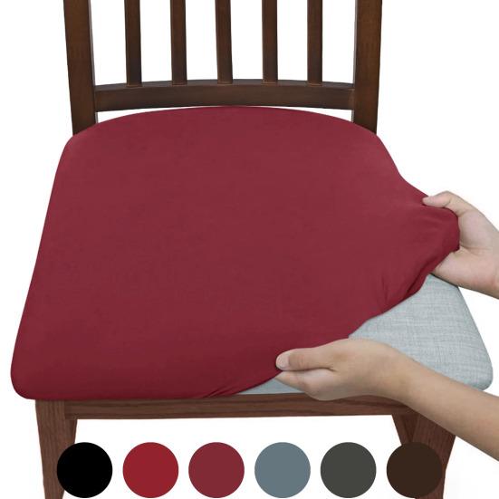 Chair Cover for Chairs Fans Bedside Tables Buckets Elastic Fabric Regularly Fit DIY Multi-Use Protector Washable Reusable Chair Seat Pad Sleeve