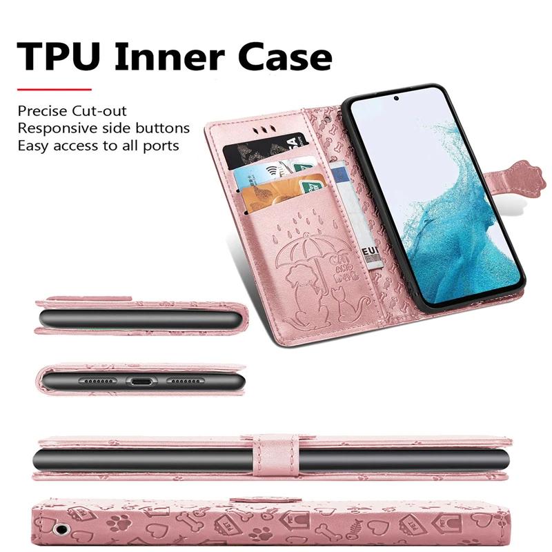 Стильный кожаный чехол-книжка для iPhone 17 16 15 14 13 12 11 Pro Xs Max 7 8 Plus XR SE 2022 2020 16E с кармашком для карты