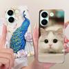For Xiaomi Poco X8 Pro 5G Case Cute Cat Peacock Painted Cover Soft Slim Phone Case For Xiaomi Poco X8 Pro Max PocoX8 Pro 5G Bags