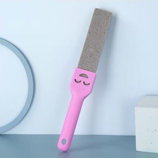 Щетка для чистки унитаза Yousheng с эргономичной ручкой, конструкция с подвесным отверстием, многофункциональное пятновыводитель без царапин, очиститель для унитаза