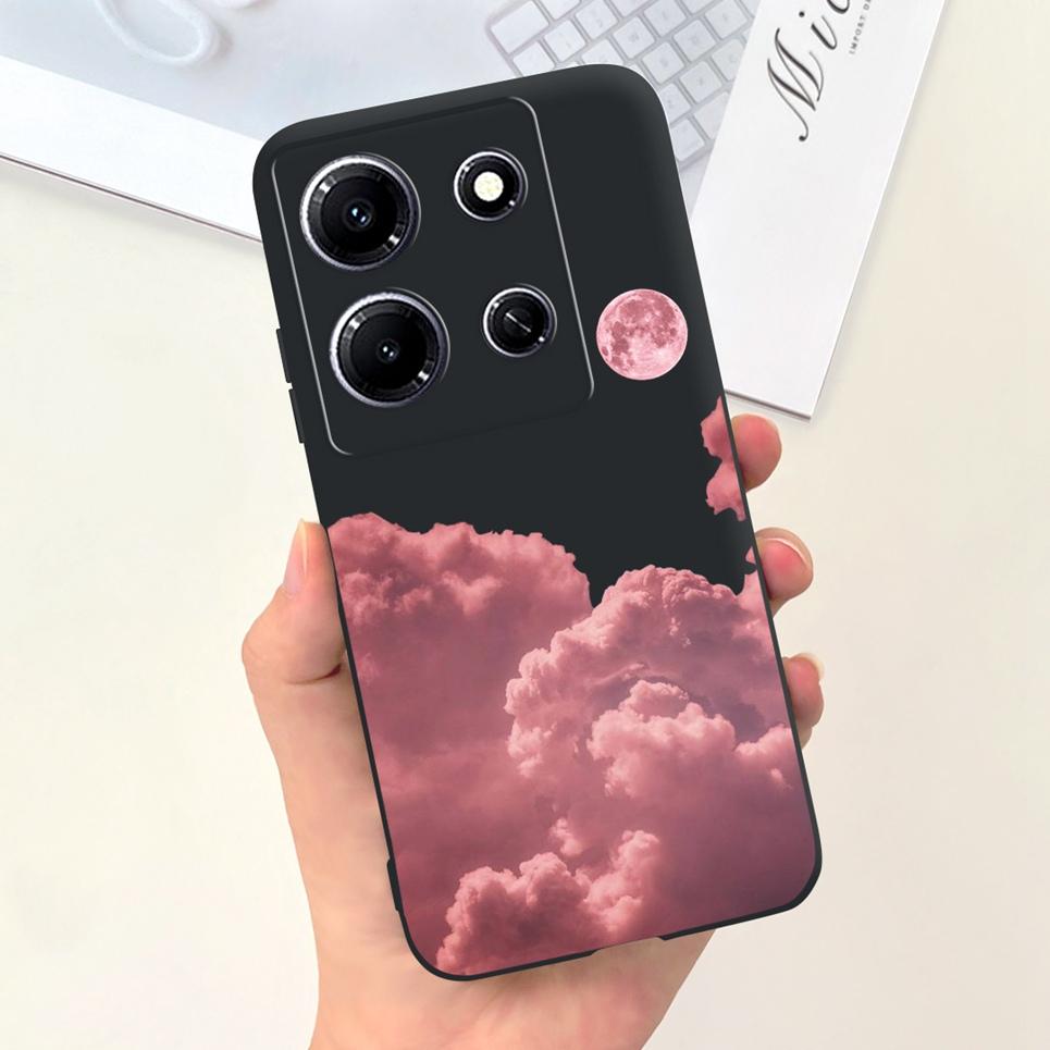 For Infinix Note 30i Note 30 Pro 30 vip Note30 4G 5G Phone Cover Moon Night Cartoon Cool Style Soft Silicone For Note30i Bumper