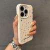 Цветной чехол для телефона в горошек с узором личи для Apple iPhone 11, 14, 15, 16Pro, 17, 17ProMax - Мягкий чехол