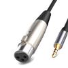 Аудиокабель 3.5 XLR 3.5мм Папа XLR Мама Аудиолиния 3P XLR 3-контактный AUX Линия