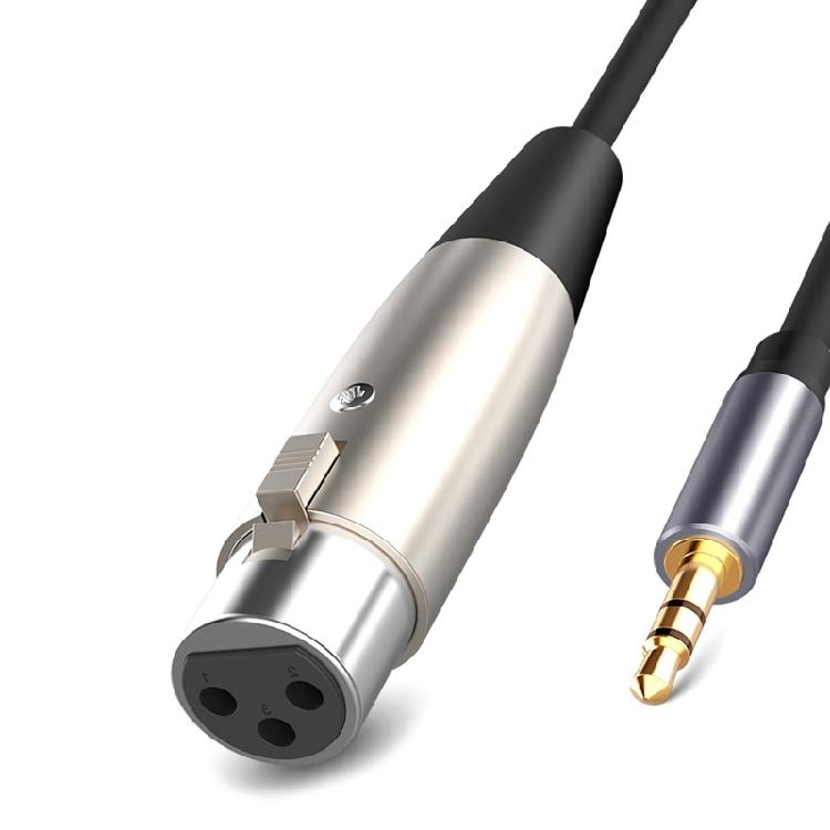 Аудиокабель 3.5 XLR 3.5мм Папа XLR Мама Аудиолиния 3P XLR 3-контактный AUX Линия