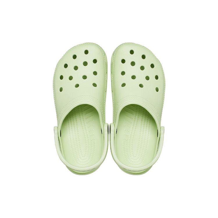 Crocs Классические клоги EVA Модные клоги на толстой подошве Унисекс Обувь Серо-зеленые 10001-335
