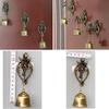 Vintage Metal Bell Door Shopkeeper Luck Knocker Windchime Magnetic Wall Hanging Ornament  Room Garden Store Front Entrance Gift