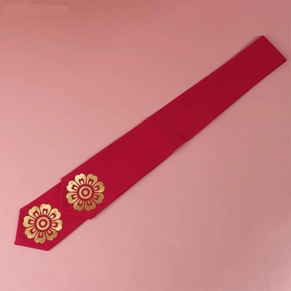 Flower Korean Headband Ribbon Stage Dance Costume Sweet Korean Hanbok Hairband  Hanfu