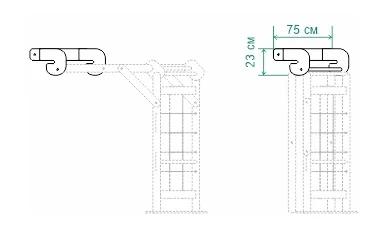 Ladder Mounting Bracket Wood