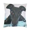 Greyhounds Pillowcase Polyester Cushion Cover Decoration Sloughi Azawakh Dog Pillow Case Cover Home Dropshipping 45X45cm