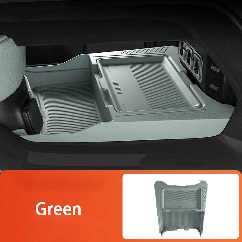 Center Console Lower Storage Box Silicone Organizer Mat Tray For BYD Leopard 5 Denza B5 2024 2025 2026 Car Interior Accessories