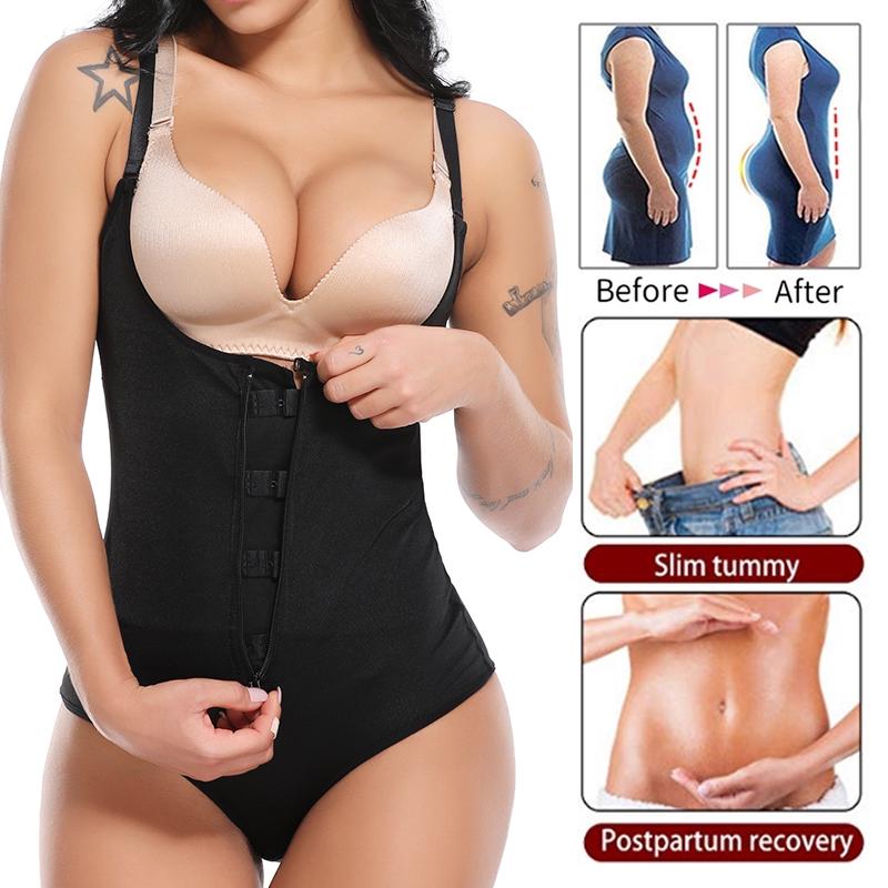 Fajas Reductoras Latex Seamless Firm Control Full Body Shaper Waist Trainer Bodysuit Slim Shapewear