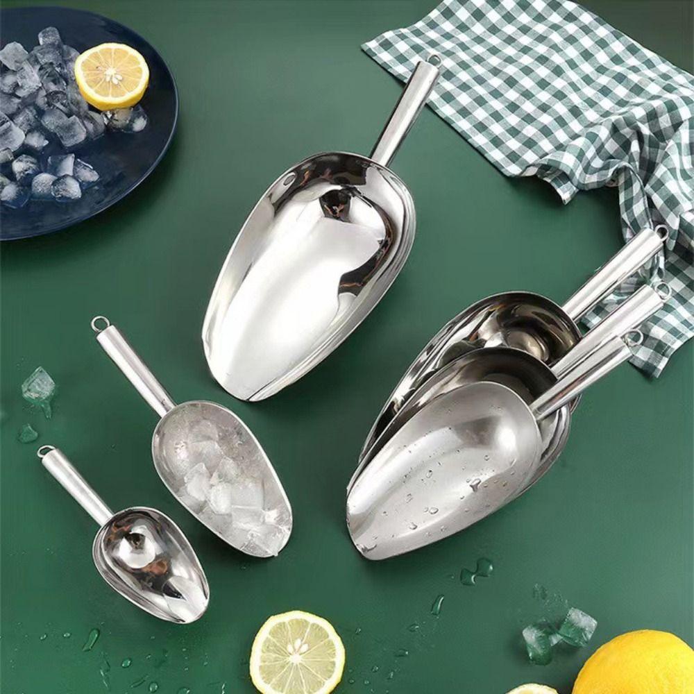 Tail Hanging Hole Candy Ice Scraper Heavy Duty Beans Shovel Dry Goods Shovel  Kitchen Gadget