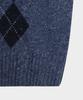 Brooks Brothers Wool Argyle Pattern Vest (Blue) (Bbwvmff401)